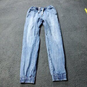 ZANEROBE Athletic Denim Joggers Jeans Cotton Blue Mens Size 30 tag x31